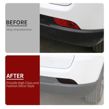 For 2017-2020 Jeep Compass Exterior Rear Fog Light Lamp Trim Cover Smoked Black RT-TCZ