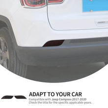 For 2017-2020 Jeep Compass Exterior Rear Fog Light Lamp Trim Cover Smoked Black RT-TCZ