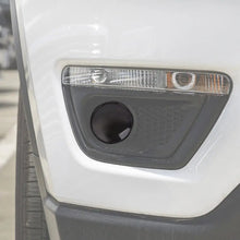 For 2017-2020 Jeep Compass Pair Front Fog Light Lamp Cover Trim Decor Smoked Black RT-TCZ