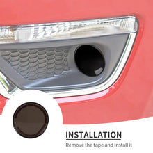 For 2017-2020 Jeep Compass Pair Front Fog Light Lamp Cover Trim Decor Smoked Black RT-TCZ