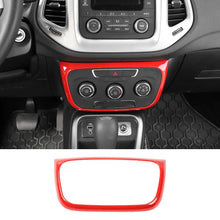 For 2017–2020 Jeep Compass Console A/C Switch Panel Frame Cover Trim – Climate Control Button Bezel RT-TCZ