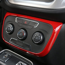 For 2017–2020 Jeep Compass Console A/C Switch Panel Frame Cover Trim – Climate Control Button Bezel RT-TCZ