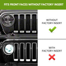 For 2018-2023 Jeep JL Sport Front Grille Insert Ring Trim Decor Ring Cover RT-TCZ