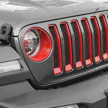 For 2018-2023 Jeep Wrangler JL Front Grille Inserts Ring Trim & Headlight Bezels(Premium Edition) RT-TCZ