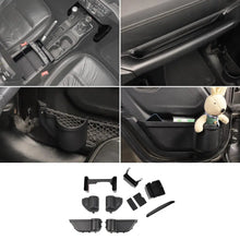 For 2018-2023 Jeep Wrangler JL/Gladiator JT 10 x Co-pilot Grab Bar/ Armrest Box / Gear Gear/ Front And Rear Door Net Replacement Door Map Pocket Storage Box RT-TCZ