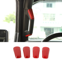 For 2018-2023 Jeep Wrangler JL Gladiator JT 2 Door Pillar A&B Grab Handles Decoration ABS Trim Cover RT-TCZ