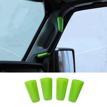 For 2018-2023 Jeep Wrangler JL Gladiator JT 2 Door Pillar A&B Grab Handles Decoration ABS Trim Cover RT-TCZ