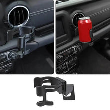 For 2018-2023 Jeep Wrangler JL Gladiator JT Multi-Function Drink Cup Phone Holder, 2 in 1 Bolt-on Stand Bracket Organizer RT-TCZ