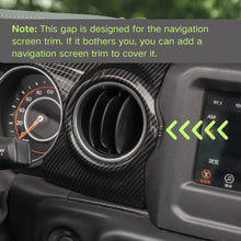 For 2018-2023 Jeep Wrangler JL JLU / Gladiator JT 2PCS Center Console Dashboard Panel Cover Trim RT-TCZ