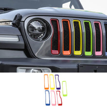 For 2018-2023 Jeep Wrangler JL Premium Edition Front Grill Grille Inserts Ring Trim (Premium Edition) RT-TCZ