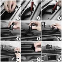 For 2018-2023 Jeep Wrangler JL & Gladiator JT Metal Dash Extended Camera/Mobile Phone Holder RT-TCZ