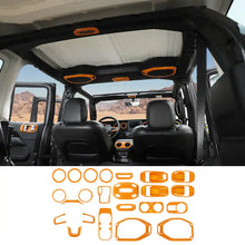 For 2018-2023 Jeep Wrangler JLU & Gladiator JT Full Set Interior Decoration Trim Kit 4Door 23PCS RT-TCZ