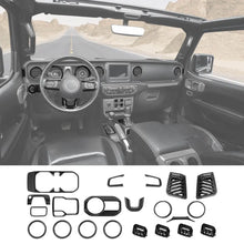 For 2018-2023 Jeep WranglerJL/Gladiator JT 21 x Interior Center Console Trim Kit RT-TCZ