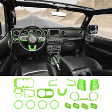 For 2018-2023 Jeep WranglerJL/Gladiator JT 21 x Interior Center Console Trim Kit RT-TCZ