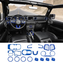 For 2018-2023 Jeep WranglerJL/Gladiator JT 21 x Interior Center Console Trim Kit RT-TCZ