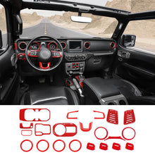 For 2018-2023 Jeep WranglerJL/Gladiator JT 21 x Interior Center Console Trim Kit RT-TCZ