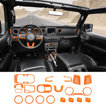 For 2018-2023 Jeep WranglerJL/Gladiator JT 21 x Interior Center Console Trim Kit RT-TCZ