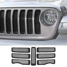 For 2018+ JL Wrangler/JT Gladiator Front Honeycomb Mesh Grille Inserts Trim Low-end Version RT-TCZ