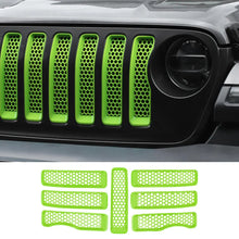 For 2018+ JL Wrangler/JT Gladiator Front Honeycomb Mesh Grille Inserts Trim Low-end Version RT-TCZ