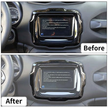 For 2018+ Jeep Renegade Center Console LED Screen Frame Decor Trim RT-TCZ