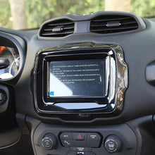 For 2018+ Jeep Renegade Center Console LED Screen Frame Decor Trim RT-TCZ
