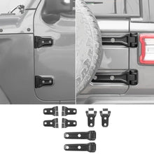 For 2018+ Jeep Wrangler JL 16 x Side Door+Hood+Spare Tire Hinge Cover Trim 2Dr RT-TCZ