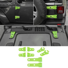 For 2018+ Jeep Wrangler JL 16 x Side Door+Hood+Spare Tire Hinge Cover Trim 2Dr RT-TCZ