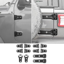For 2018+ Jeep Wrangler JL 24 x Side Door+Hood+Spare Tire Hinge Cover Trim RT-TCZ