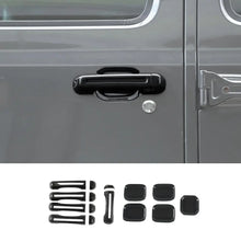 For 2018+ Jeep Wrangler JL 4-Door 15 x Exterior Handle Shell Door Bowl Trim RT-TCZ