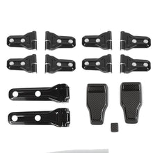 For 2018+ Jeep Wrangler JL 4-Door 23 x Spare Tire Bracket Door/Tailgate Hinge/Rear Windshield Wiper Nozzle Trim RT-TCZ