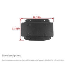 For 2018+ Jeep Wrangler JL Car Tailgate Spare Exhaust Tire License Plate Base RT-TCZ