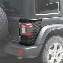 For 2018+ Jeep Wrangler JL Front Wheel Eyebrow Angle & Tail Light  Angle Trim Guards Black RT-TCZ