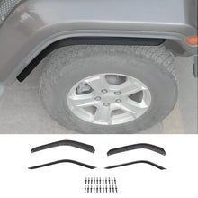 For 2018+ Jeep Wrangler JL Front & Rear Fender Flares Extensions Compatible RT-TCZ