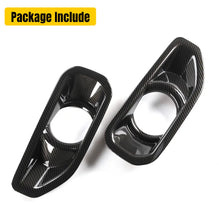 For 2018+ Jeep Wrangler JL/Gladiator JT Sport Front Fog Lamp Light Trim Bezels Carbon Fiber RT-TCZ