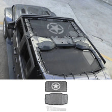 For 2018+ Jeep Wrangler JL JLU 4 Door Sunshade Top Mesh Cover UV Blocker Bikini Screen RT-TCZ