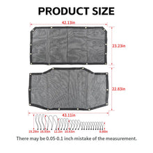 For 2018+ Jeep Wrangler JL JLU 4 Door Sunshade Top Mesh Cover UV Blocker Bikini Screen RT-TCZ