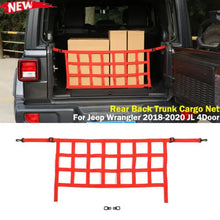 For 2018+ Jeep Wrangler JL JLU Car Trunk Mesh Cargo Net RT-TCZ