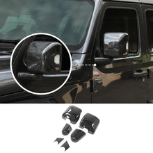 For 2018+ Jeep Wrangler JL JLU Exterior Decoration Cover Trim Carbon Fiber Full Set Available Separately RT-TCZ