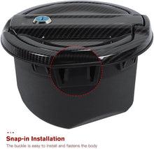 For 2018+ Jeep Wrangler JL JLU Locking Fuel Filler Cover Aluminum Gas Tank Carbon Fiber Texture RT-TCZ