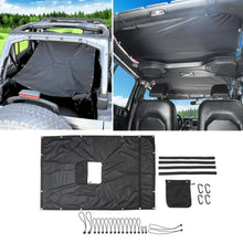 For 2018+ Jeep Wrangler JL JLU Sunshade Top Car Bed Rest Roof Hammock 2Door/4Door Black RT-TCZ