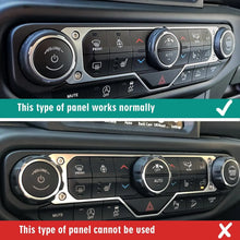 For 2018+ Jeep Wrangler JL JLU & Gladiator JT Air Conditioner Switch Knob Cover Trim Style A RT-TCZ
