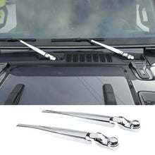 For 2018+ Jeep Wrangler JL JLU & Gladiator JT Front Windshield Rain Wiper Blade Cover Trim RT-TCZ
