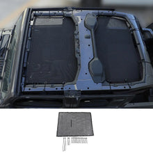 For 2018+ Jeep Wrangler JL/JT 4 Door Sun Shade Mesh Bikini Top Sunshade UV Protection RT-TCZ