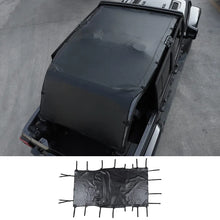 For 2018+ Jeep Wrangler JL Leather Roof Mesh Convertible Soft Top 4-Door Accessories RT-TCZ