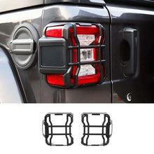 For 2018+ Jeep Wrangler JL Rear Tail Light Lamp Guard Trim Black (Only Fit LED Tail Light) RT-TCZ