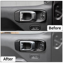 For 2018+ Jeep Wrangler JL & Gladiator JT 2Door Inner Door Handle Bowl Trim Cover RT-TCZ