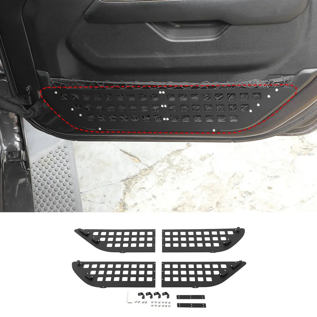 For 2018+ Jeep Wrangler JL & Gladiator JT Front Side Door Mesh