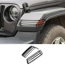 For 2018+ Jeep Wrangler JL & Gladiator JT Wheel Eyebrow Lampshade Light Guards Trim RT-TCZ