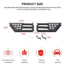 For 2018+ Jeep Wrangler JL & Gladiator JT – Front/Back Door Metal Net Pocket Storage Organizer, No Drilling Install RT-TCZ