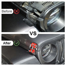 For 2018+ Jeep Wrangler JL &Gladiator JT Stainless Steel Locking Hood Latch Catch Cover Kit with Lock RT-TCZ